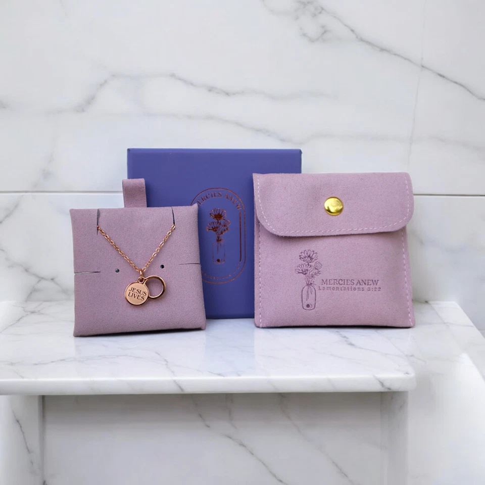 Empty Tomb "Jesus Lives" Necklace, HE IS RISEN Necklace - Christian Jewelry - Image 4 of 4