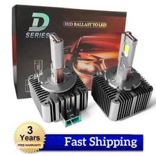 DS3 HID Xenon Headlight Replacement Bulbs Super WHITE Bright 2PCS 6000K New