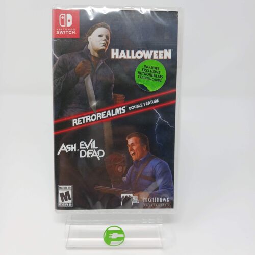 New Halloween and Ash vs Evil Dead RetroRealms Double Feature (Nintendo Switch)