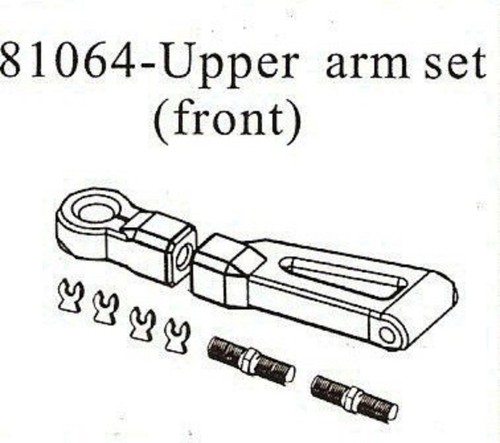 HSP RACING 81064 - FRONT UPPER SUSPENSION ARM SET | eBay