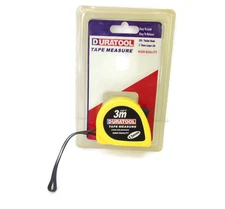YELLOW 10-ft / 3M Tape Measure ~ Standard & Metric New Old Stock Duratool