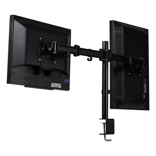 SatMaximum Dual Monitor Schreibtisch Ständer verstellbare Halterung Neigung Computer Bildschirme 10 27 Zoll - Bild 2 von 10
