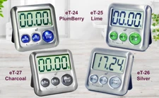 eTradewinds Elegant Digital Kitchen Timer Stainless Steel - Auto Shut-Off