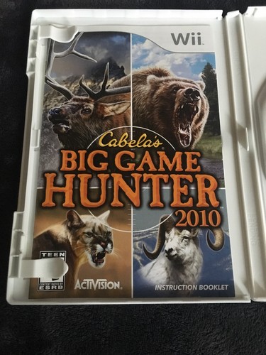 Cabela's Big Game Hunter 2010 (Nintendo Wii, 2009) CIB - Picture 3 of 4