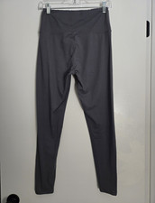 2 Large-X-Large Women's Black Solid Ankle Leggings XL Yoga Stretch 27" Inseam