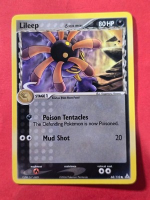 2006 Pokemon EX Holon Phantoms #68 Lileep, Delta Species, C, NF/H, cd3