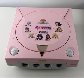 Sega Dreamcast Sakura Wars Pink Console HKT Unused Rare Limited Japan