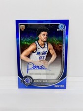 NOAH PENDA Rookie 2025-26 Bowman Chrome True Blue Auto /150 Magic RC #BCA-NP