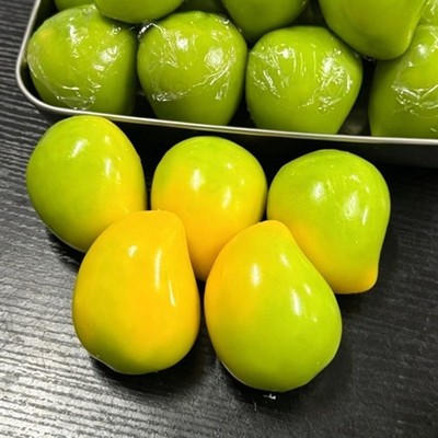 Handmade Crispy Mango Stress Ball Fidget Toy Crunchy Squeeze Ball Round Blocks
