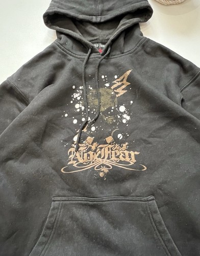 No Fear Hoodie schwarz Herren Large - Bild 2 von 4