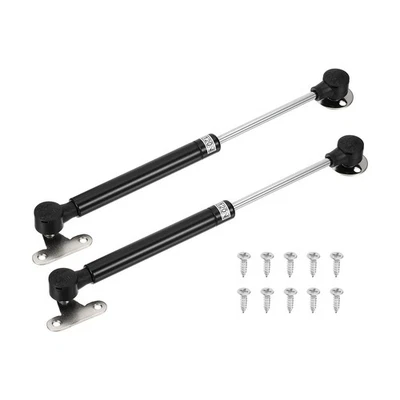2 Stück 120N/27lb Gasfedern für Schränke, Gasdruckfedern, Hubstützen Schwarz - Bild 1 von 4