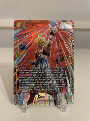 Dragon Ball Fusion World Dual Evolution Gogeta FB09-122 Secret