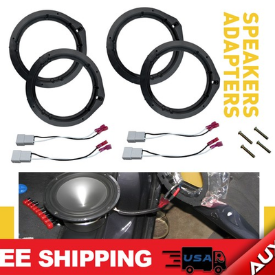 #ad Car 4 Wire Door Speaker Spacer Harness For Adapter Honda Rings Accord 2010 2017 $26.50