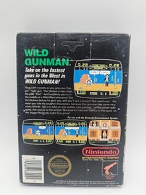 WILD GUNMAN - Nintendo nes - Complete in box CIB - AMAZING CONDITION