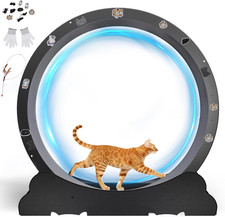 Cat Wheels, 40" Diameter, Large Cat Exercise Wheel for Indoor Cats Cat Treadmill
