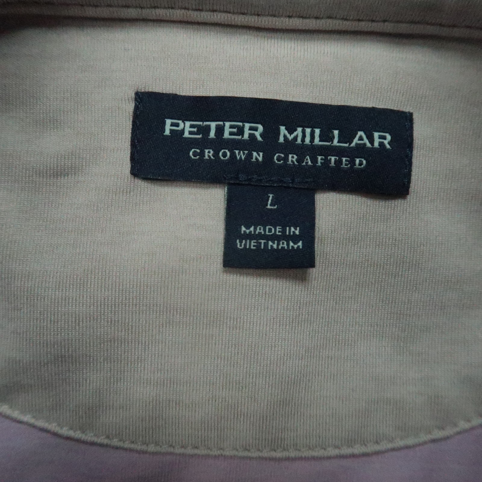 Peter Millar Pullover Men Large Purple Stealth Pe… - image 3