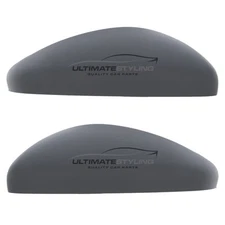 Peugeot 208 2012-2019 Door Wing Mirror Cover Cap Case Primed 1 Pair Left & Right