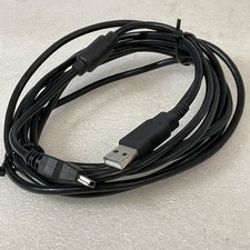 7 ft USB A to Micro USB Charging Data Cable Black