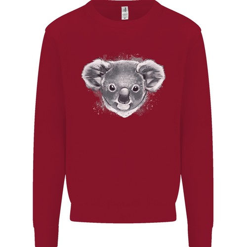Koala Bear Head Kids Sweatshirt Jumper - Picture 6 of 33