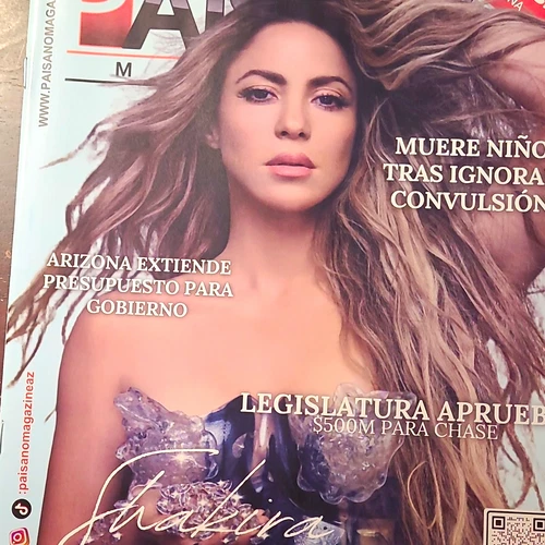 PAISANO Magazine Issue 78, 2025 Shakira Cover. Free Shipping.