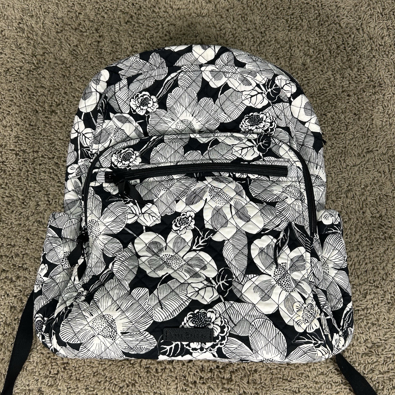 Vera Bradley XL Campus Backpack Boho Floral Paisley Trendy L