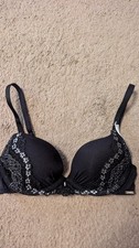 30B  BOUX AVENUE BLACK MIX ISABELLA PLUNGE UNDERWIRED  BRA  BNWOT  RRP £28