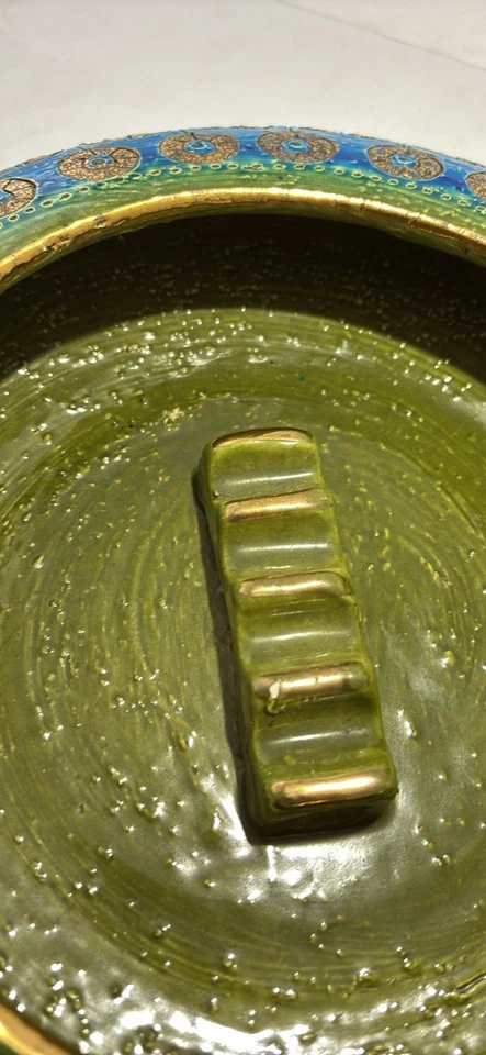 Difícil de encontrar Lote de cerámica de seda tailandesa de colección Aldo Londi Rosenthal Netter Bitossi Foto 4 de 4