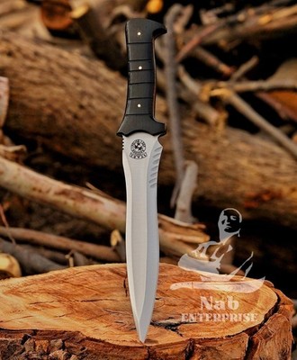 Handmade Resident Evil 4 Leon Kennedy Replica Movie RE4 Spring Steel Knife