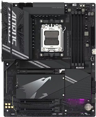 GIGABYTE - X870 AORUS ELITE WIFI7 (Socket AM5) AMD X870 ATX DDR5 Wi-Fi 7 Moth...