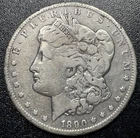 1890-CC Morgan Silver Dollar $1 Carson City VF Very Fine Details