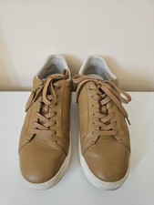 Zapatilla deportiva Coach de caña baja con clip para hombre - cuero marrón curtido con guante liso G5019