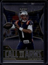 2021 Panini Playoff Call to Arms #CA-CNE Cam Newton New England Patriots