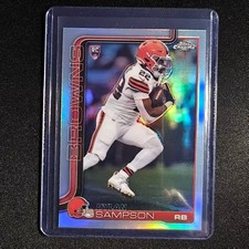 🐸LX 2025 TOPPS CHROME FOOTBALL REFRACTOR RC DYLAN SAMPSON #308