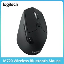 Logitech M720 Wireless Bluetooth Mouse Dual Mode Multi-device Office Efficient