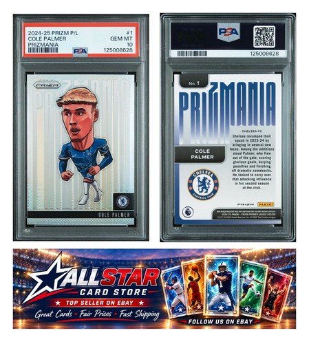 Cole Palmer #1 2024 Panini Prizm Premier League Prizmania card