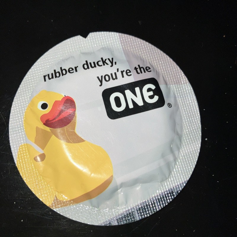 One Condom Rubber Ducky Expired 2014 Collectible You’re The One Classic Select