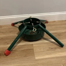 Lifetime Christmas Life Tree Stand Welded Steel Up To 12' Heavy Duty 29.75” 7304