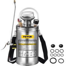 VEVOR Stainless Steel Sprayer 1.5 Gallon Hand-Pump Sprayer