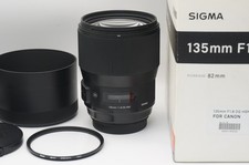 Sigma 135mm f/1.8 DG HSM Art Lens for Canon EF - Near Mint