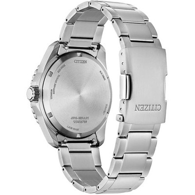 Citizen Men's Watch Brycen Eco-Drive Orange Dial Titanium Bracelet