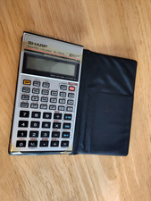 Vintage Sharp EL-506A Scientific Calculator 10-Digit Made in Japan Case Untested