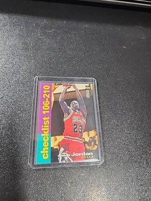 1995-96 Upper Deck Collector's Choice - Checklist Michael Jordan #210