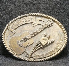 WJ15159 VINTAGE 1998  WALNUT VALLEY FESTIVAL  BLUEGRASS MUSIC MENS BELT BUCKLE