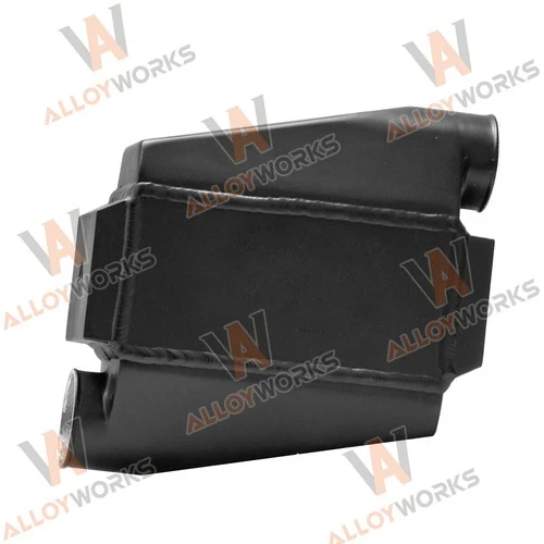 Universal 10"x 11" Aluminum Liquid Water to Air Intercooler 3" Inlet/Outlet US - Foto 4 di 9