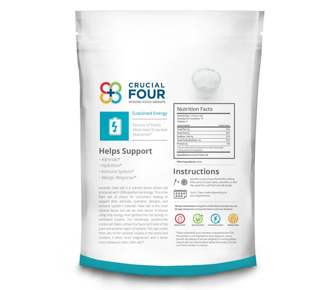 Crucial Four - mSalt (Icelandic Flake Salt) – Organic Flake Salt 8
