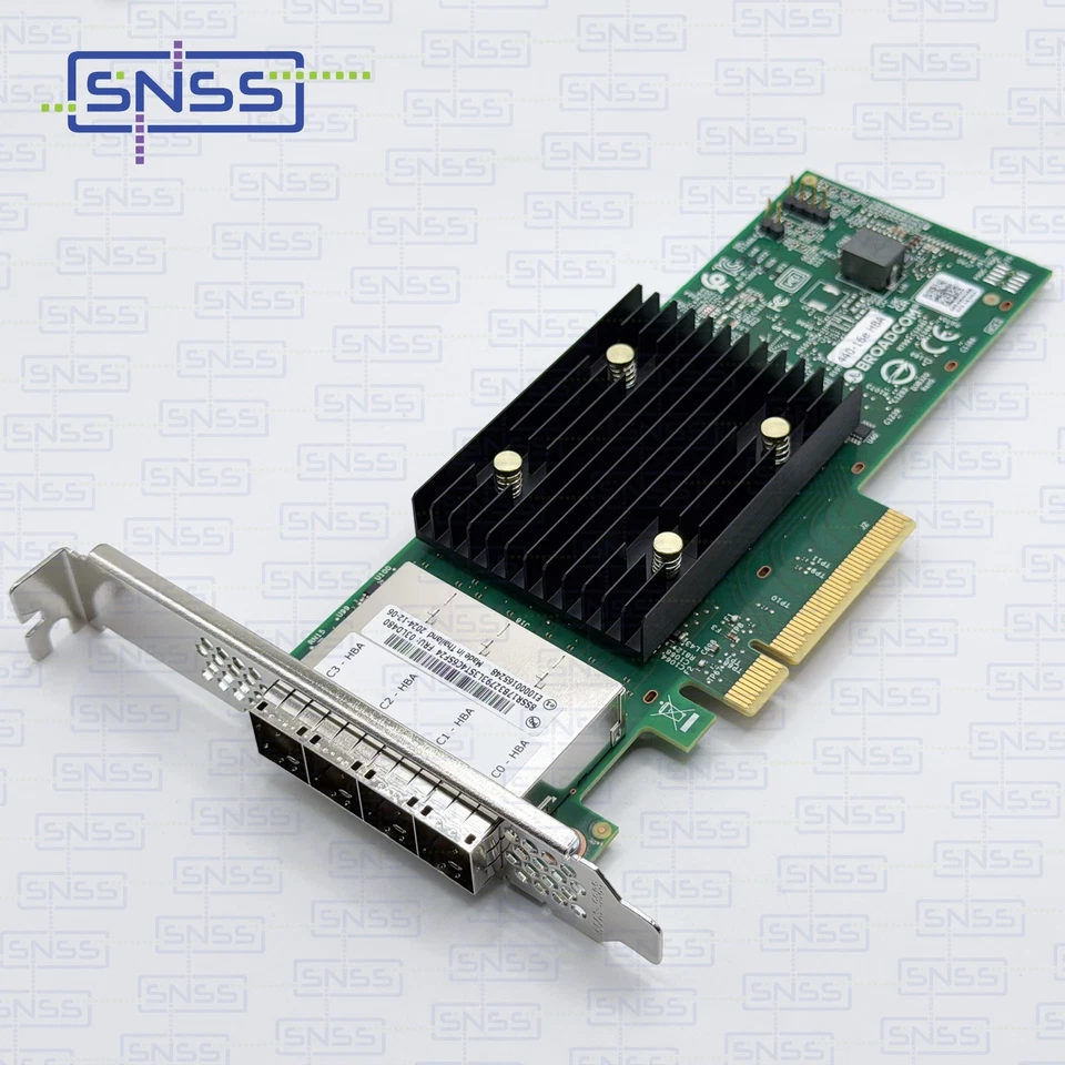 LENOVO BROADCOM 9500-16E ThinkSystem 440-16e PCIe Gen4 HBA 4Y37A09724 EXVAT £248 - Image 2 of 4