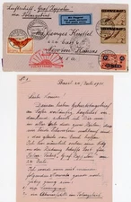 P86/03/RC SWITZERLAND 1931 POLAR FAHRT ZEPPELIN COVER SIEGER 119F 175