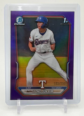 2026 Bowman Chrome Prospects Seong-Jun Kim #BCP-45 Purple Refractor /250 1st
