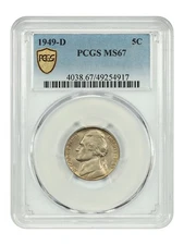 1949-D 5C PCGS MS67 - Jefferson Nickel