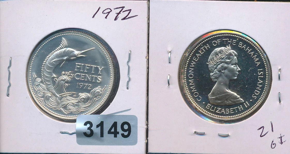 Silver 1972 Bahamian Coins for sale | eBay